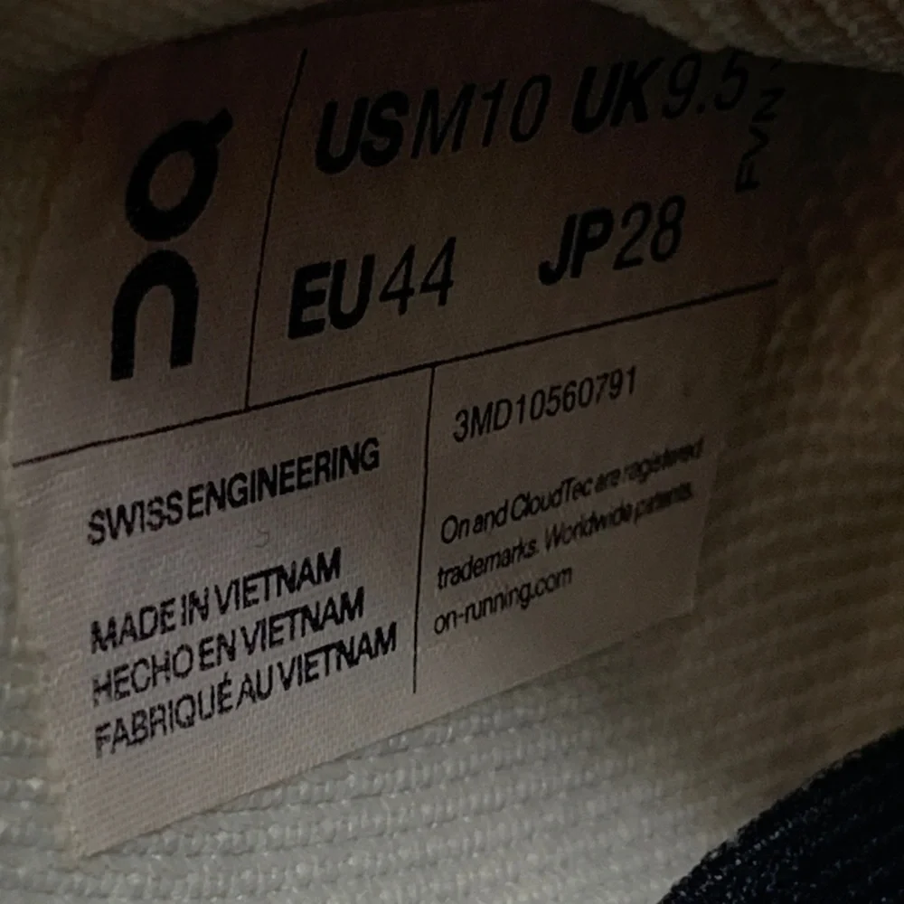 On Cloudswift White Running Shoes Men’s Sz 10 - Picture 10 of 10